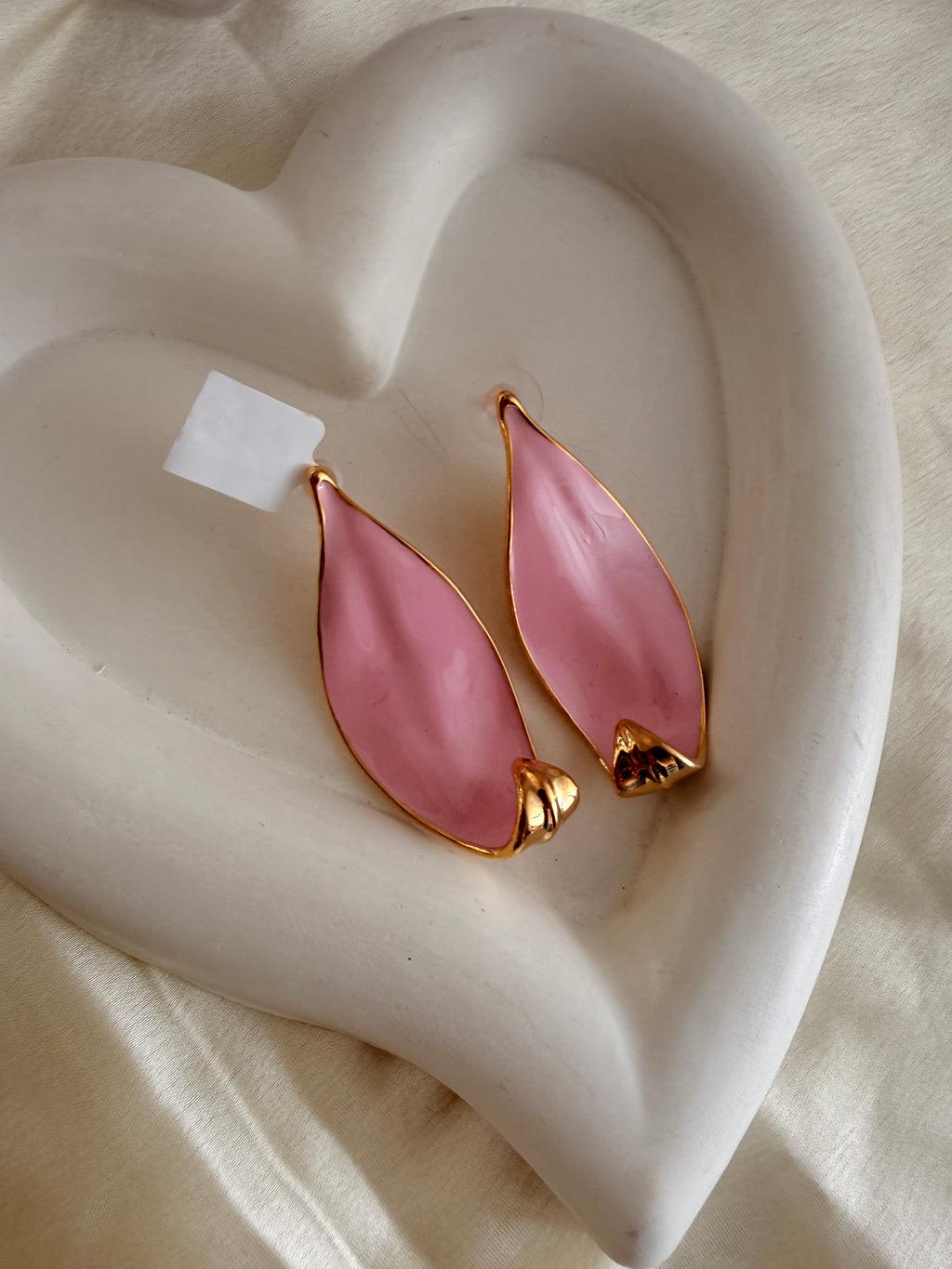 Pink Petal Earrings