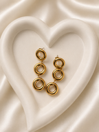 Triple Circle Earrings