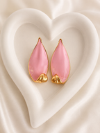Pink Petal Earrings