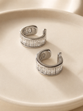 Silver Cubic Zirconia Earcuff