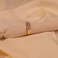 Gold Pearl Crystal Pavé Rectangular Signet Ring - Buy Pearl Ring Online India - Drattans